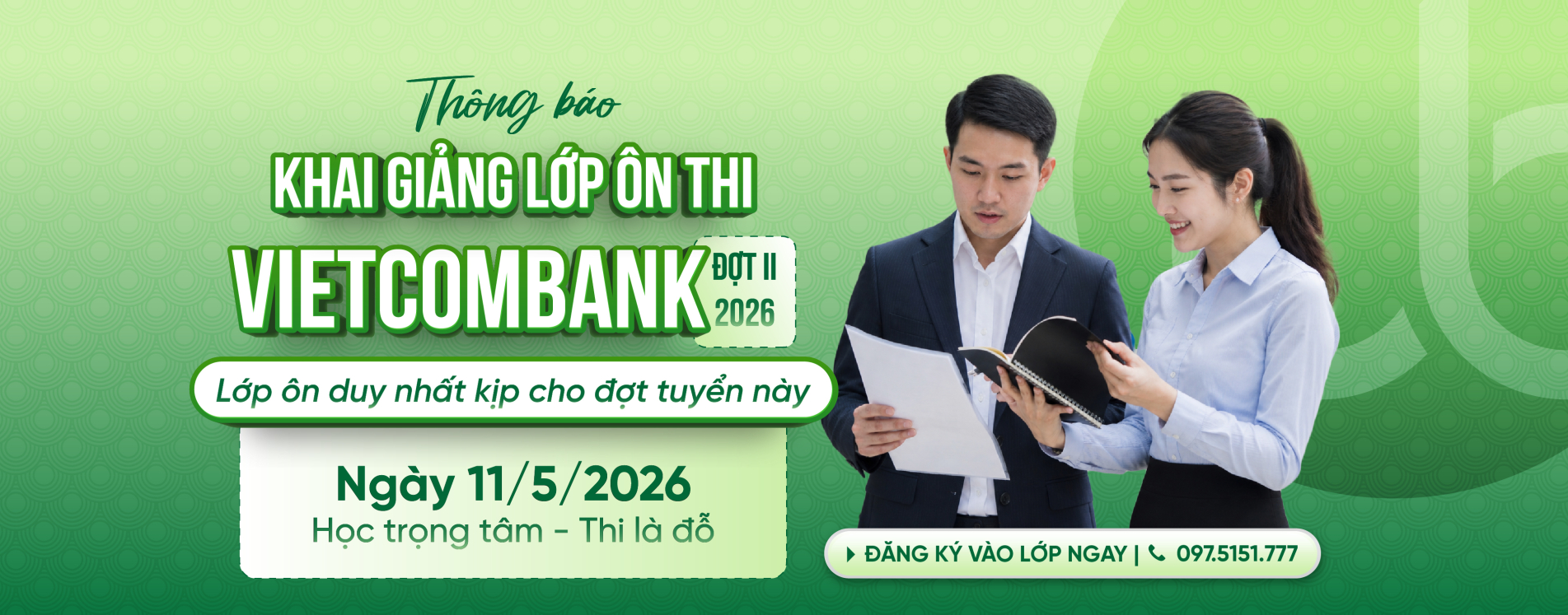 Khai giảng khóa học Vietcombank