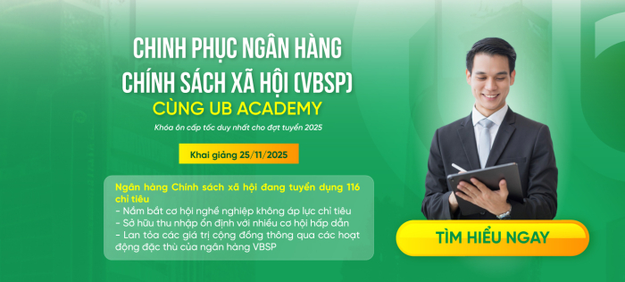 Thông báo khai giảng Lớp ôn thi Ngân hàng Chính sách Xã hội 2025