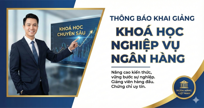 THÔNG BÁO LỊCH KHAI GIẢNG CÁC KHOÁ HỌC NGHIỆP VỤ NGÂN HÀNG